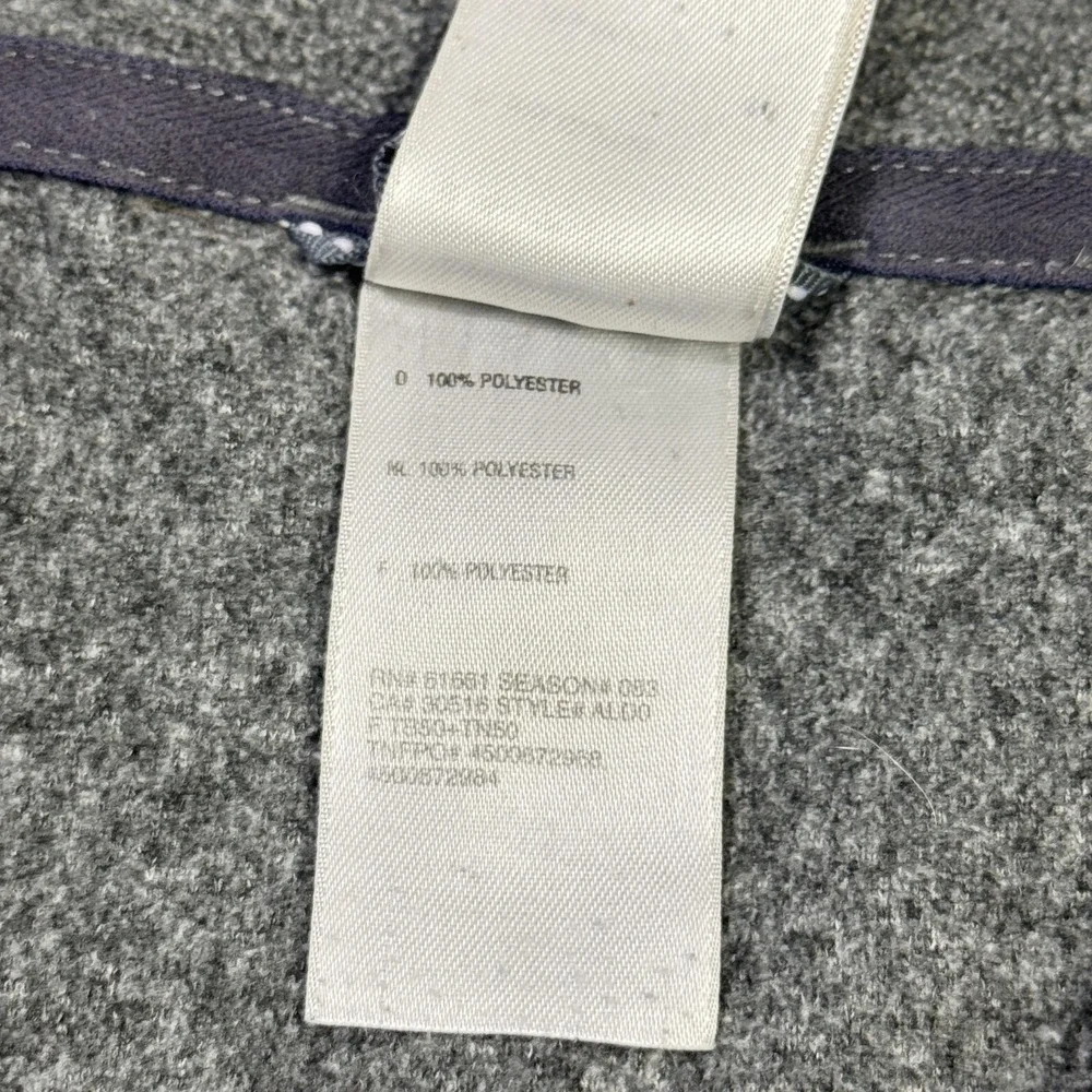 The North Face TKA 100 Sweatshirt Mens XL Gray Pullover 1/4 Zip Fleece Mock Neck
